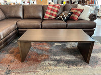 African Mahogany Waterfall Coffee Table