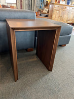 African Mahogany Waterfall End Table