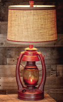 Red Lantern Table Lamp