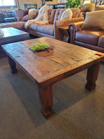 Rough Sawn Alder Coffee Table