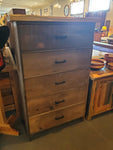 Thick-top Gray Barnwood Chest