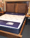KG Barnwood Leather Bed