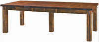 Zachary Rough Sawn Extension Table