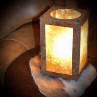 Candlebox Metal & Mica Lamp